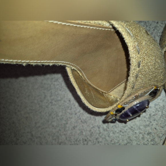 Prada Tan Embellished Women's Shoes - Picture 6 of 6